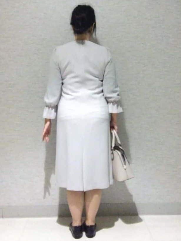 sakoさんの「Reflect｜【SS-4Lサイズ／通勤／セットアップ可】ノーカラージャケット」を使ったコーディネート