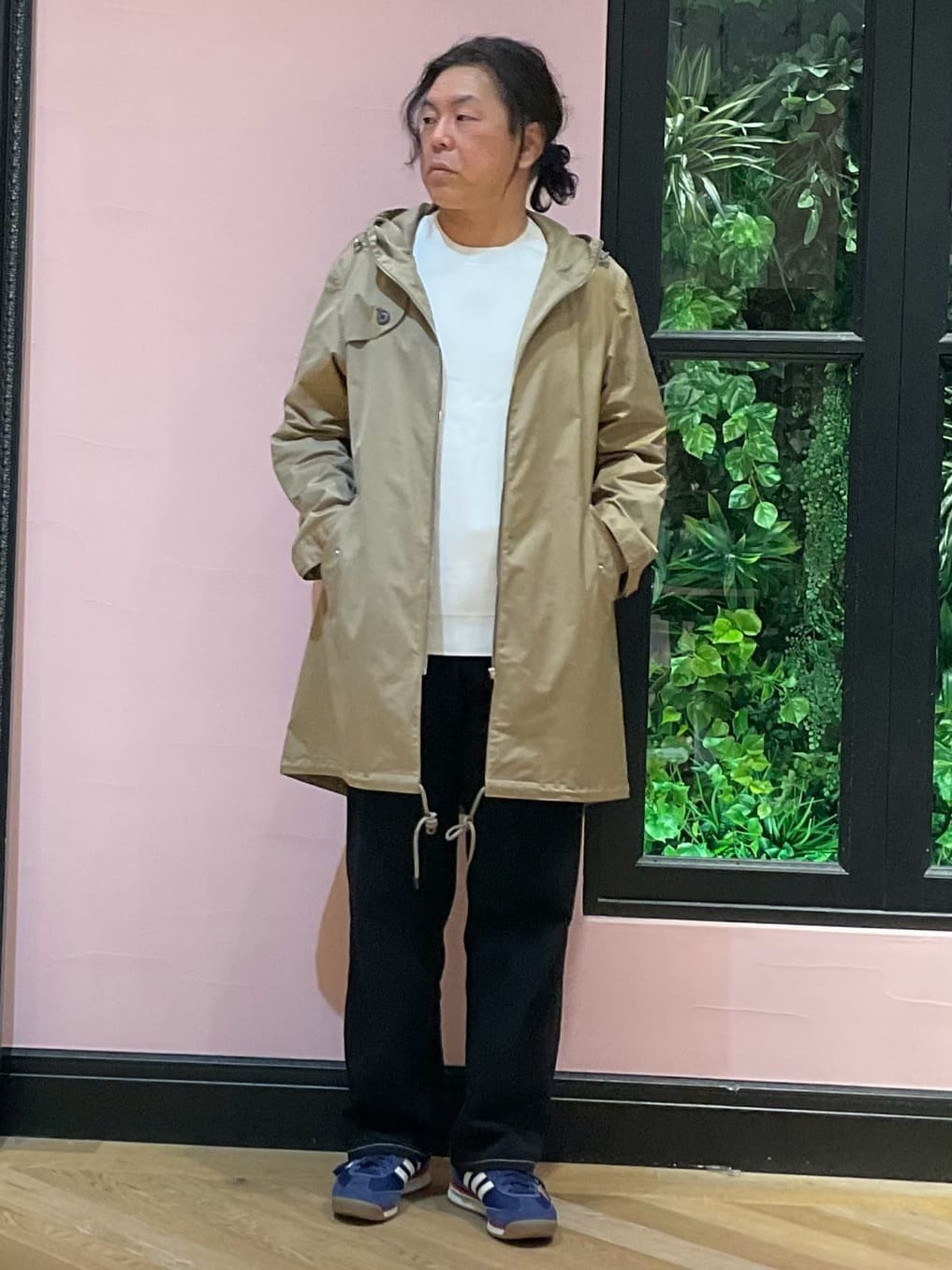 Nagaseさんの「DRESSTERIOR｜【撥水素材】レインプルーフ フーデッドコート」を使ったコーディネート