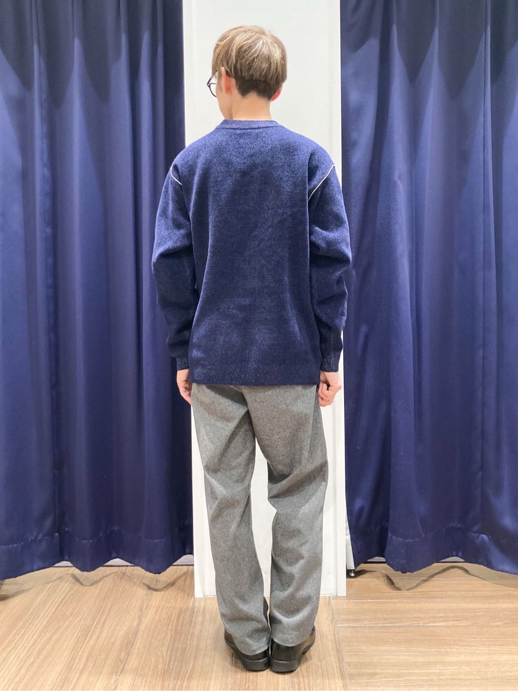 つーじーさんの「THE SHOP TK｜【大人の上品カジュアルを叶える】ハグするニット 洗濯機OK／6色展開」を使ったコーディネート