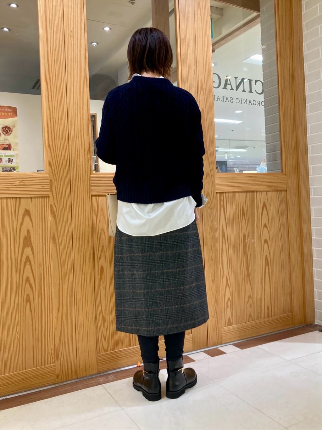 ゆうさんの「UNTITLED｜【洗える】スポンディッシュ ケーブル柄ニット」を使ったコーディネート