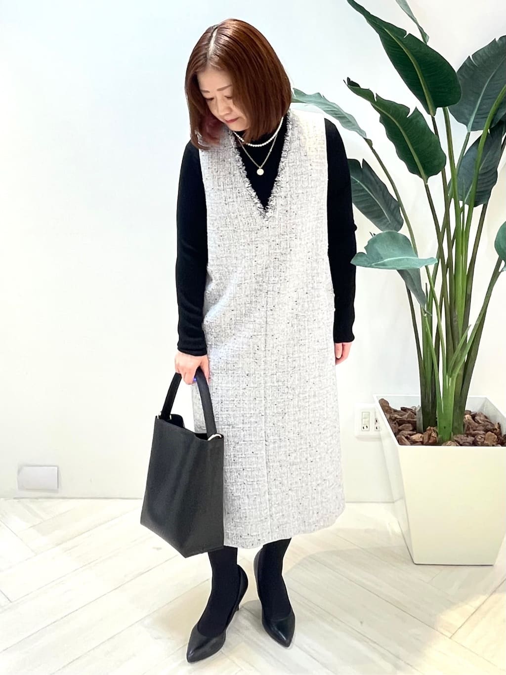 Tomoさんの「UNTITLED｜【はっ水機能/フード取り外し可/防寒】ロングダウンコート」を使ったコーディネート