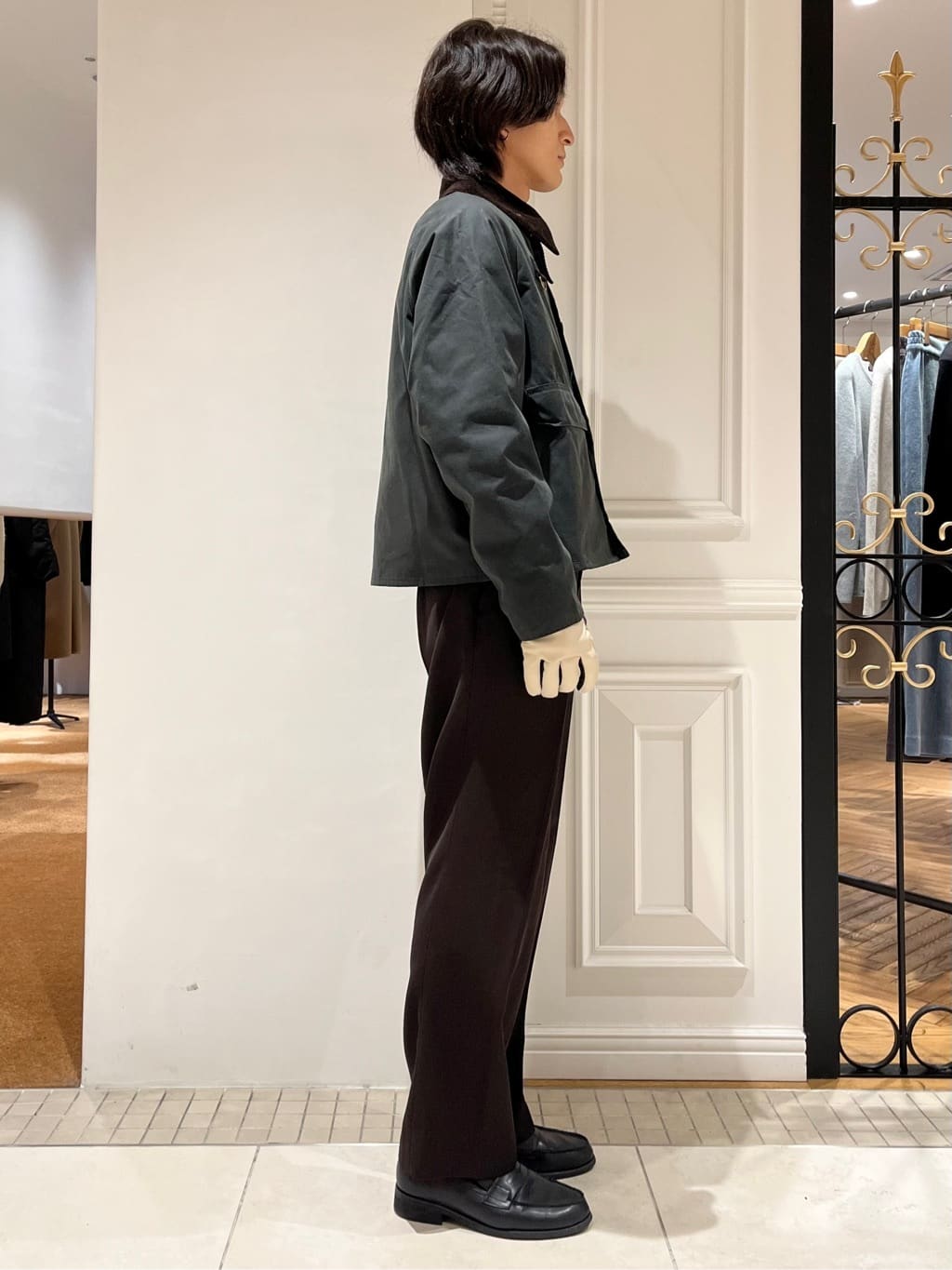 Watanabeさんの「DRESSTERIOR｜◆【セットアップ可】ブラウンツイル ツータックパンツ」を使ったコーディネート