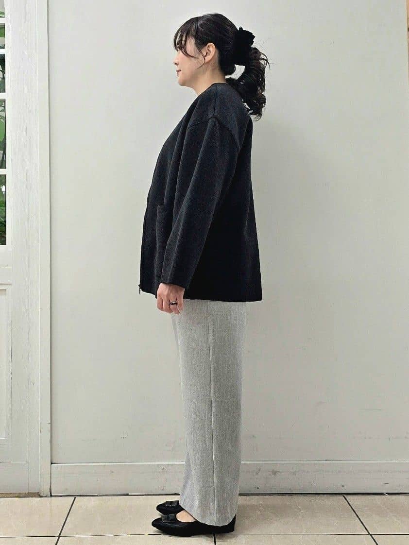 fkeさんの「Reflect｜【体型カバー／ゆったり着られる◎】リラクシーパイルコート」を使ったコーディネート