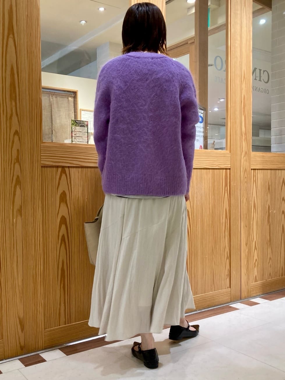 ゆうさんの「UNTITLED｜【ゆったり】アルパカ混シャギー カーディガン」を使ったコーディネート