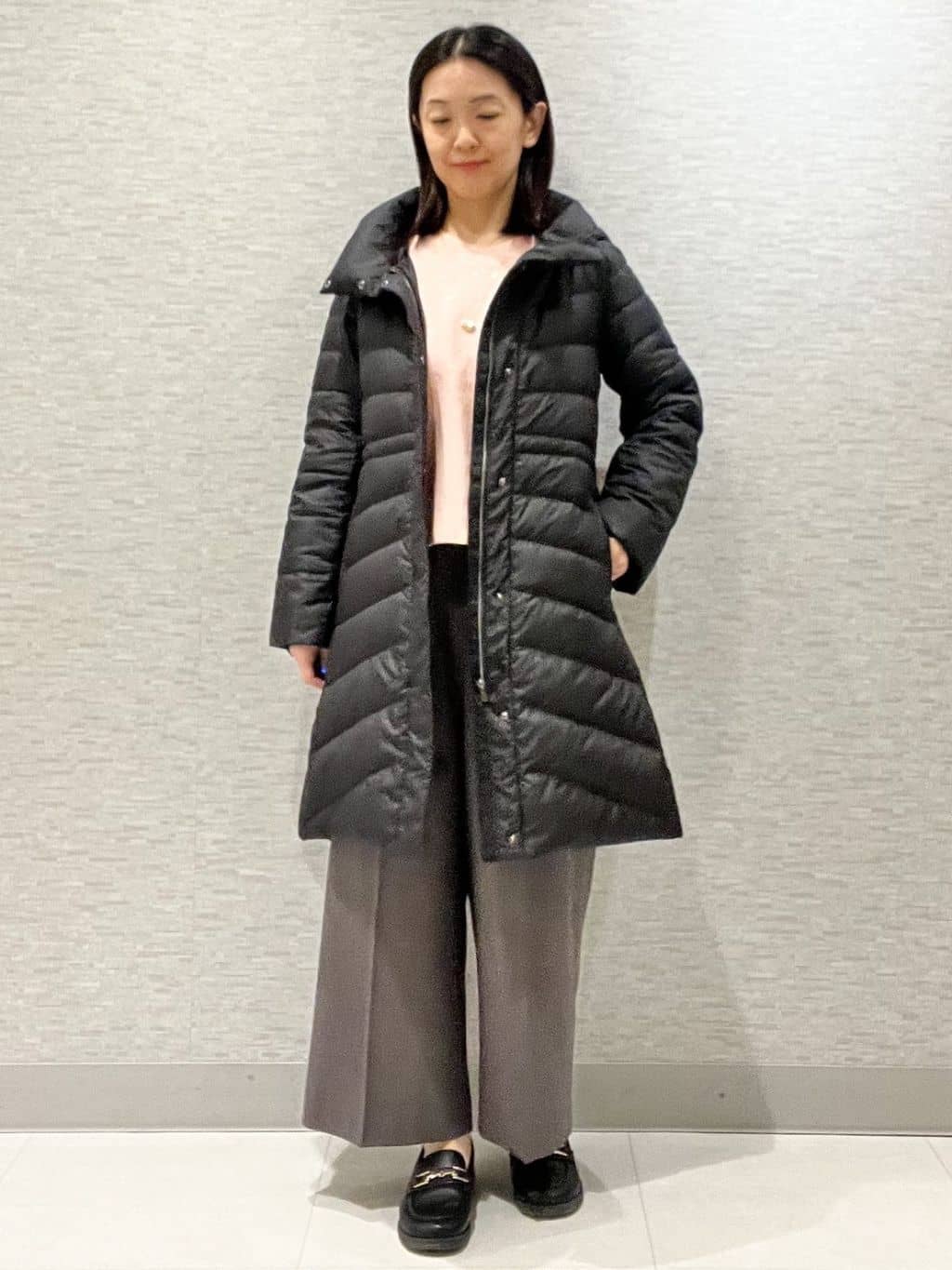 marikoさんの「Reflect｜【SS-4Lサイズ／ウエスト調整可】フーデッドロングダウンコート」を使ったコーディネート