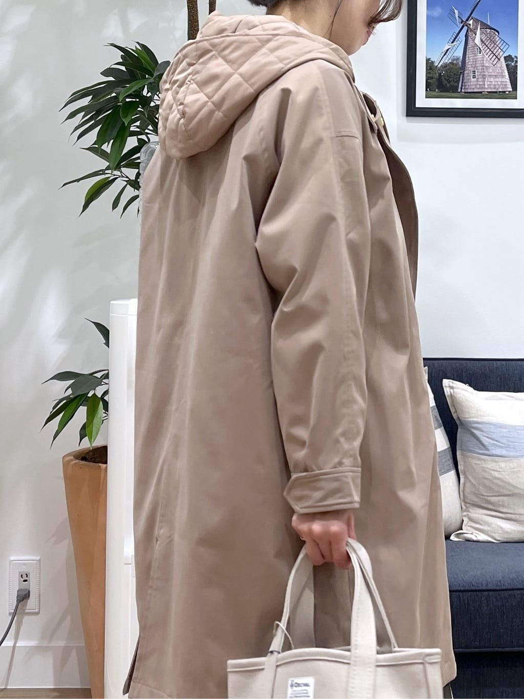 canaさんの「Dessin｜【4WAY/洗える】ベスト付き中綿キルトコート」を使ったコーディネート