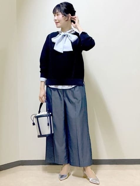  beni_gingerさんの「Reflect｜【パンツ合わせにぴったり◎】ゆったりオフボディニット」を使ったコーディネート