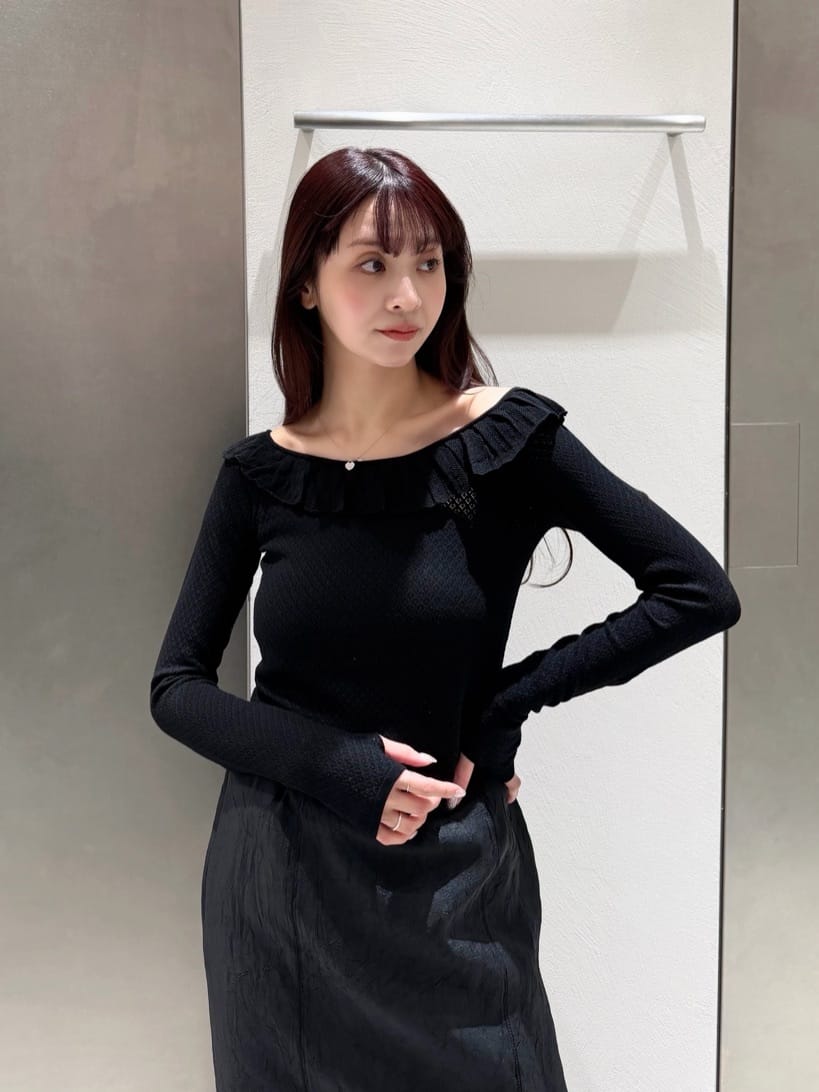 kanamiさんの「CODE A｜pencil sheer skirt」を使ったコーディネート