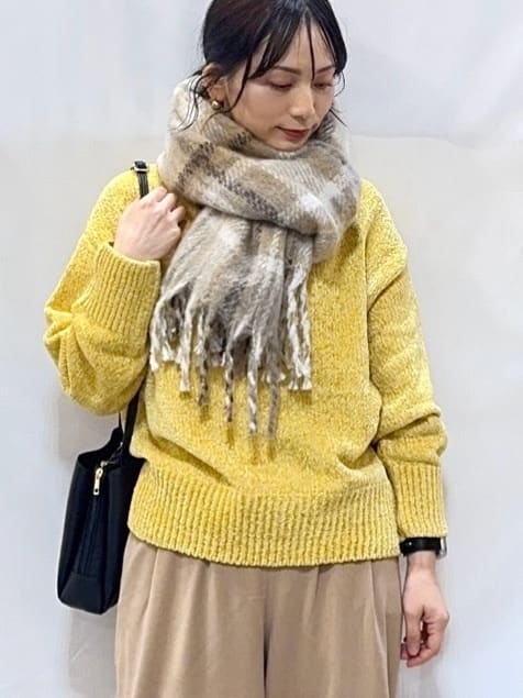 𝐇𝐢𝐫𝐨𝐦𝐢さんの「SHOO･LA･RUE｜【着丈選べる/きっと虜になる】あったかもちもち ワイドパンツ」を使ったコーディネート