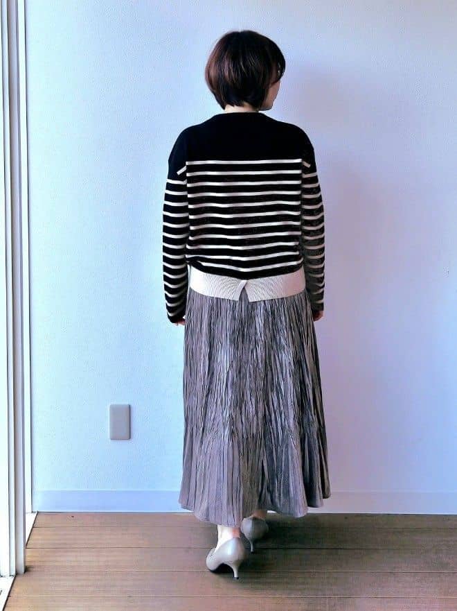 やじまさんの「UNTITLED｜【洗える】モックネックミラノリブニット」を使ったコーディネート