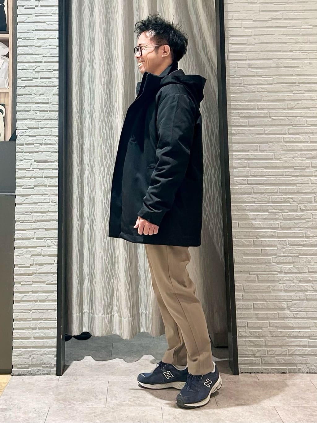 KENJI Iさんの「THE SHOP TK｜【3WAY】中綿ライナー付き カルゼコート　洗濯機OK/ON・OFF対応」を使ったコーディネート