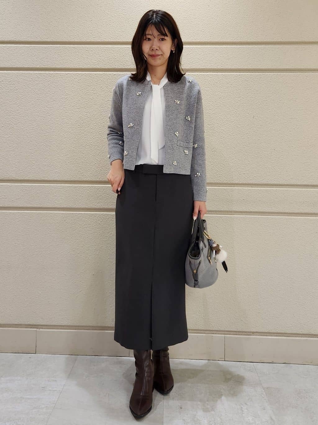 yukaさんの「COUP DE CHANCE｜【手洗い可／日本製】タイトスカート」を使ったコーディネート