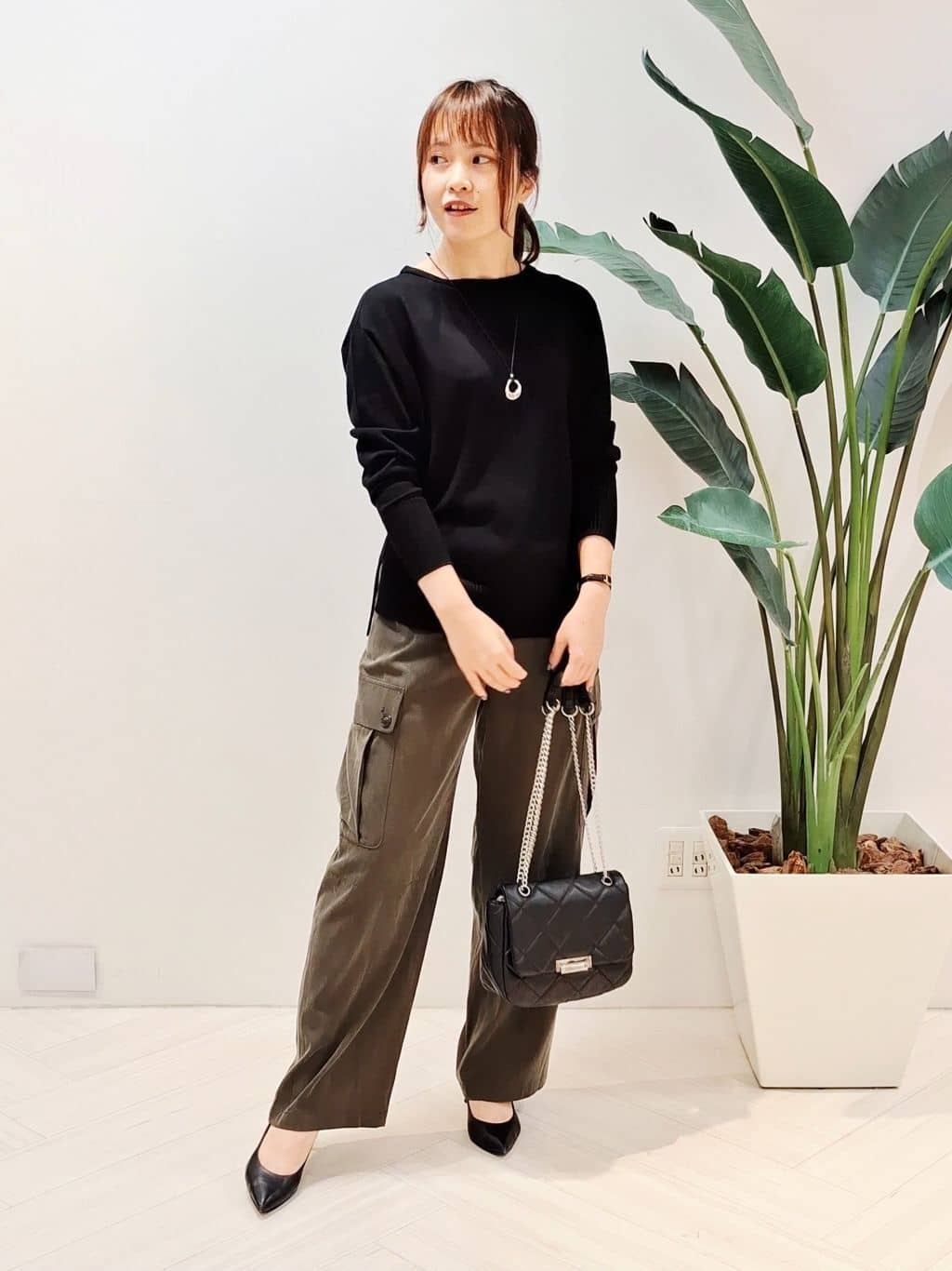 YuKaRiさんの「UNTITLED｜【8色展開/体型カバー】魅せるタイムレスニット」を使ったコーディネート