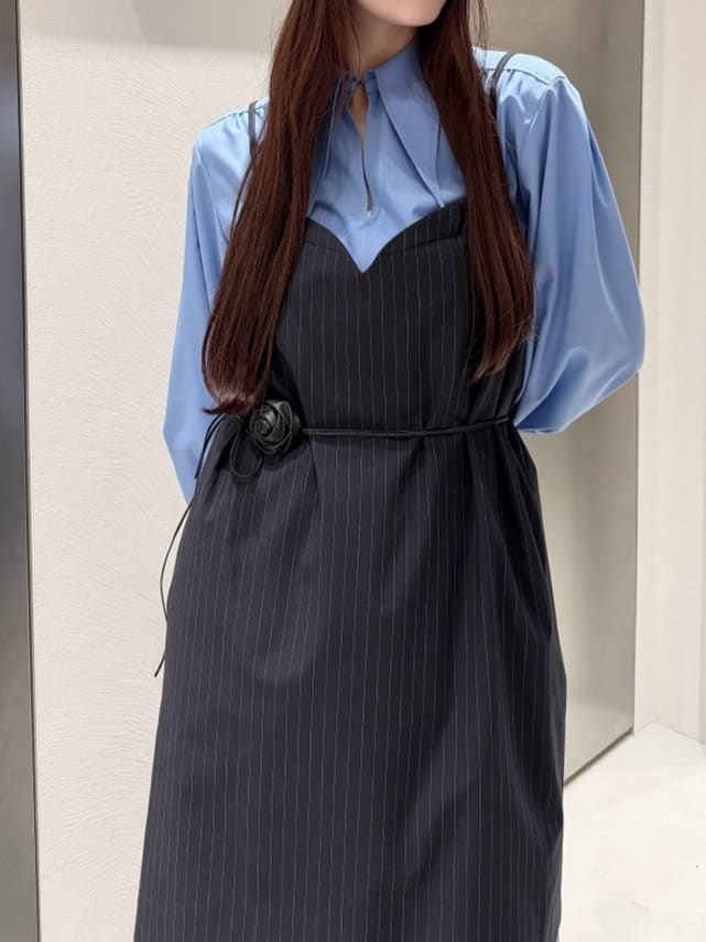 kanamiさんの「CODE A｜tailored mood mini dress」を使ったコーディネート