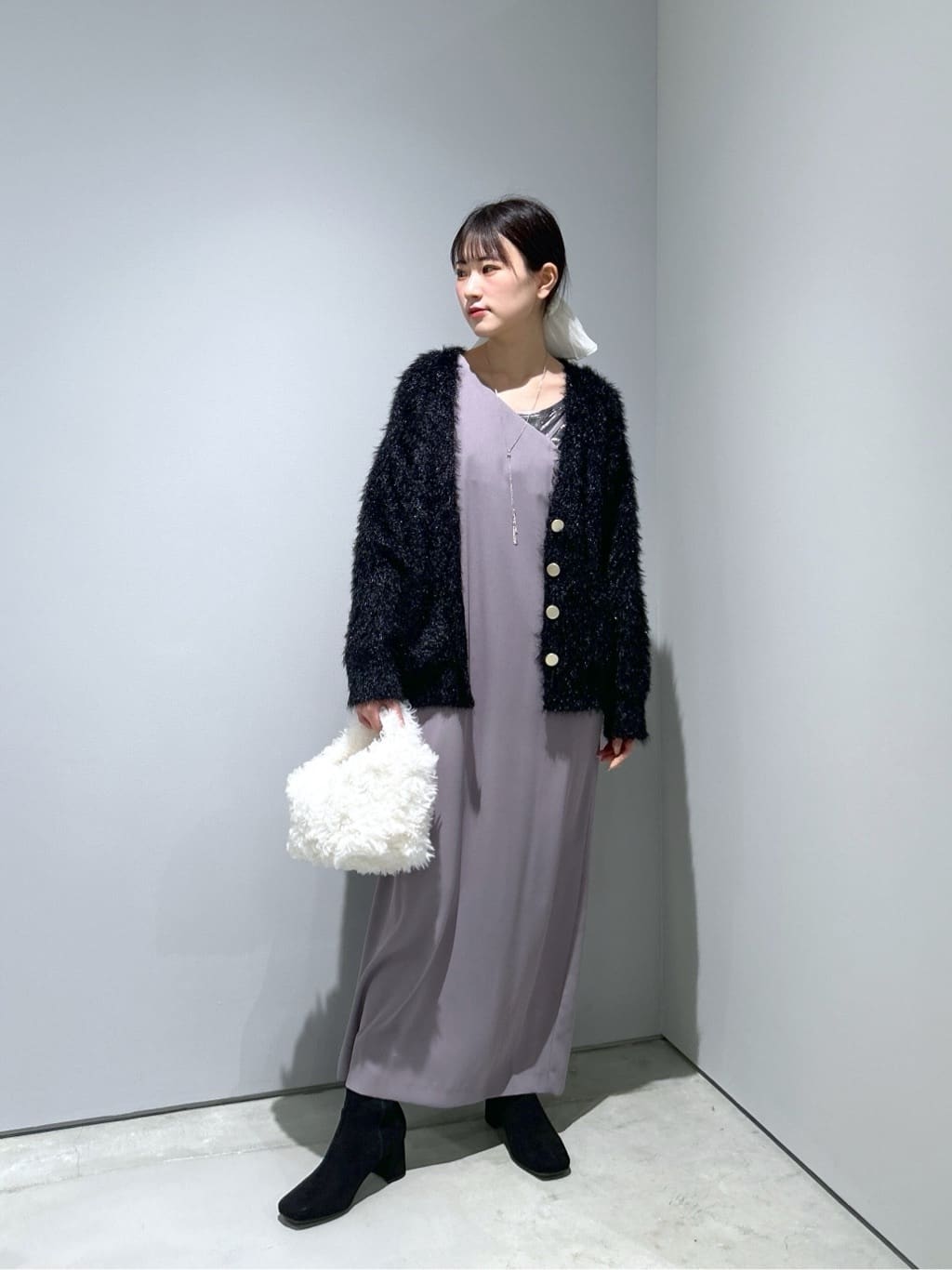 Renoさんの「INDIVI｜ワンショルダーワンピース」を使ったコーディネート