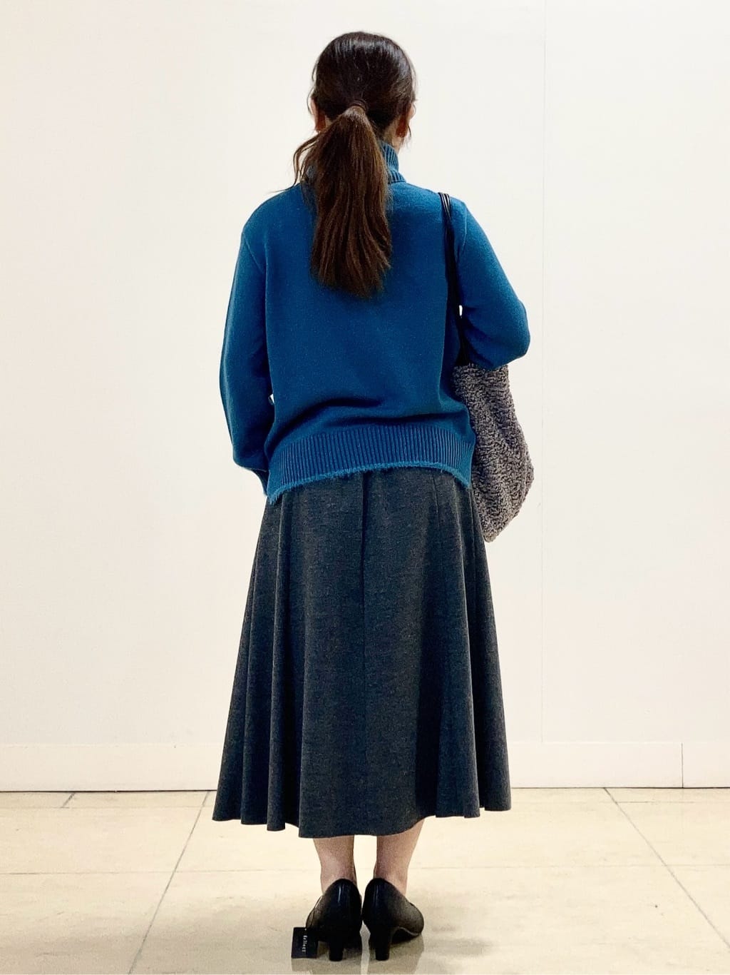 tomominさんの「Reflect｜【SS-4Lサイズ／衿が顔に当たらない◎】スタンドネックミドルコート」を使ったコーディネート