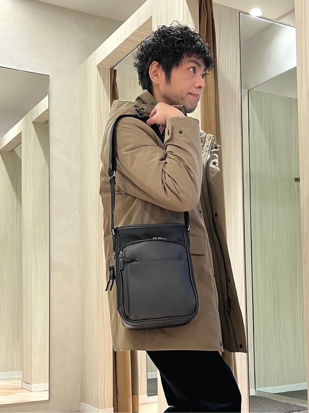 URAさんの「TAKEO KIKUCHI｜【None Of Stress】ストレッチ ダウンブルゾン」を使ったコーディネート