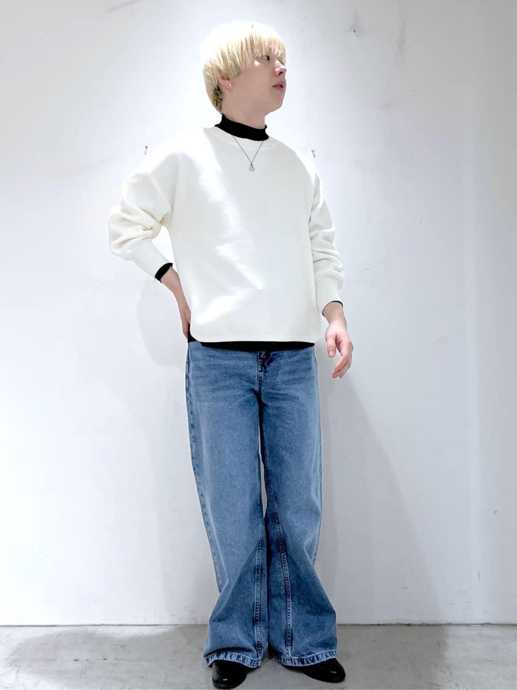 JINさんの「OPAQUE.CLIP｜デザインハートモチーフ スライドネックレス」を使ったコーディネート
