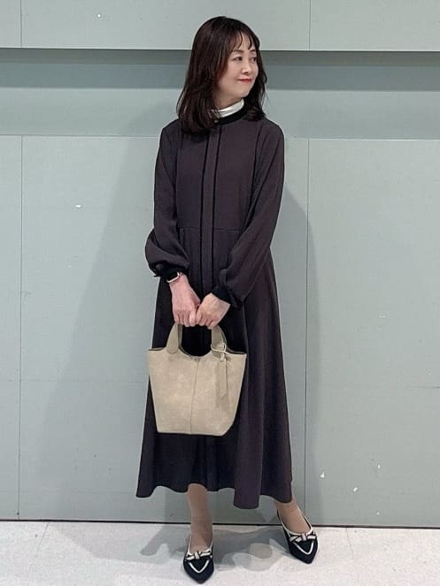 makiさんの「UNTITLED｜【洗える/軽羽織り】マシュマロタッチ　スエード調コート」を使ったコーディネート