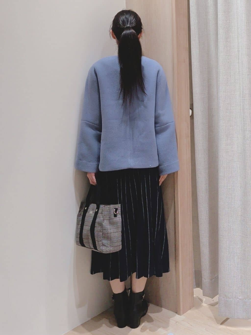 Yuiさんの「grove｜【ウール混】軽やかに羽織れるショートコート」を使ったコーディネート
