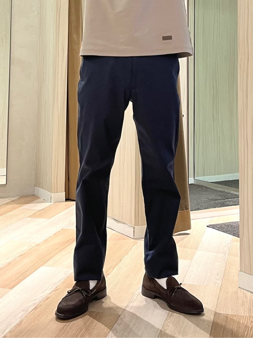 URAさんの「TAKEO KIKUCHI｜【ダウンライナー付き】メランジ ステンカラー コート」を使ったコーディネート