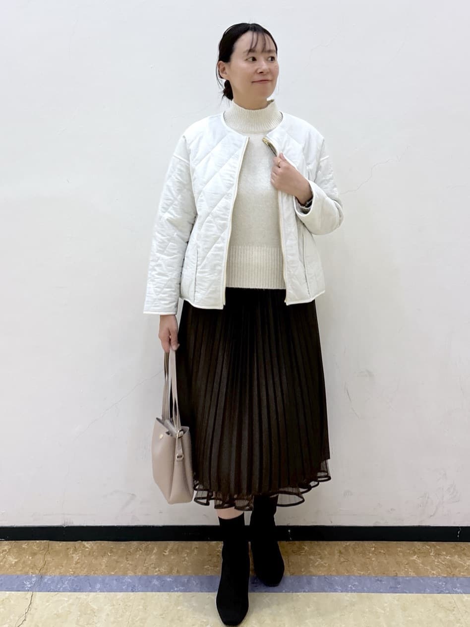 akariさんの「index｜リバーシブルチュールティアードフレアスカート【洗濯機OK】」を使ったコーディネート