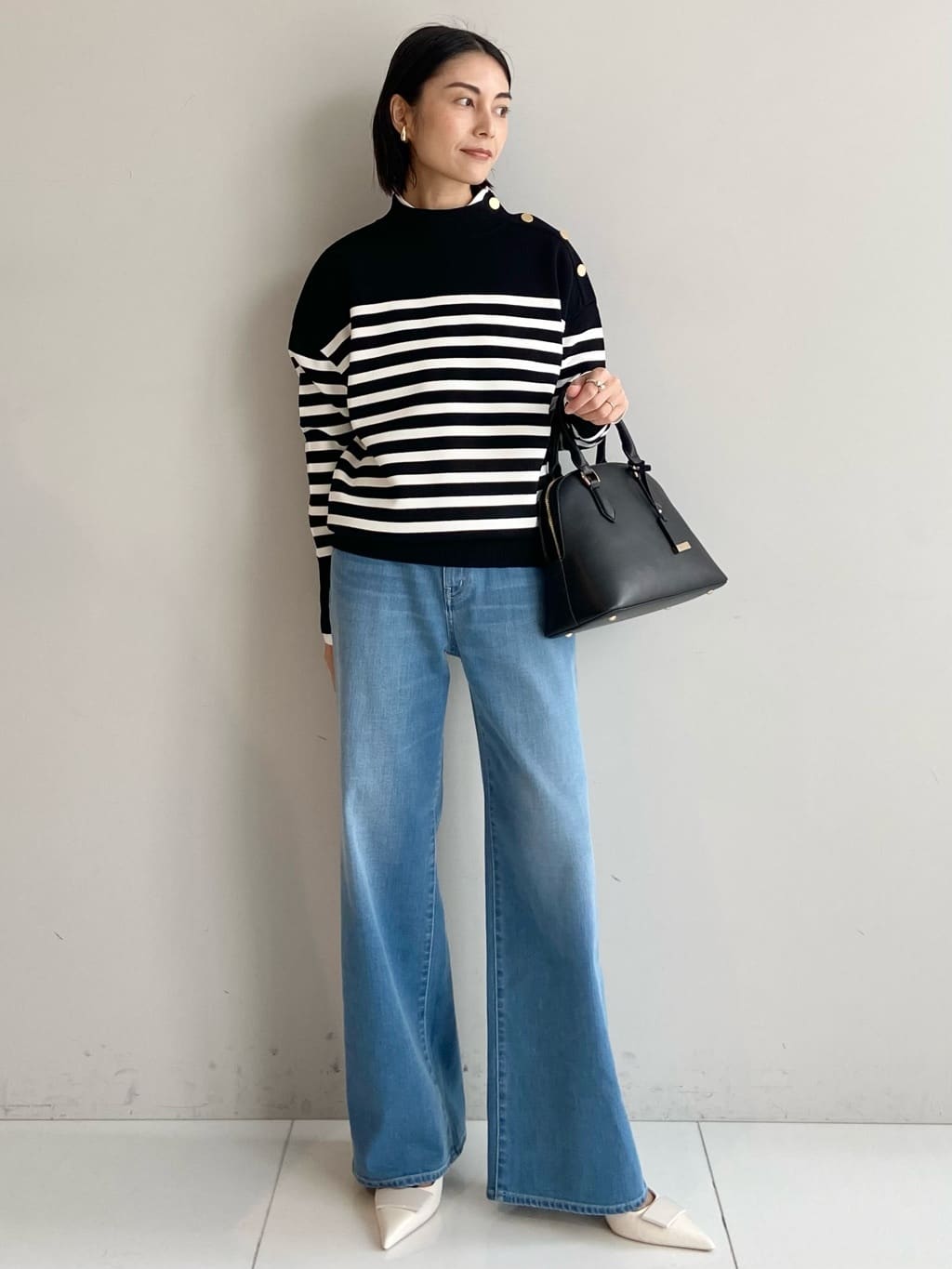 AYAさんの「UNTITLED｜【洗える】ミラノリブニット」を使ったコーディネート