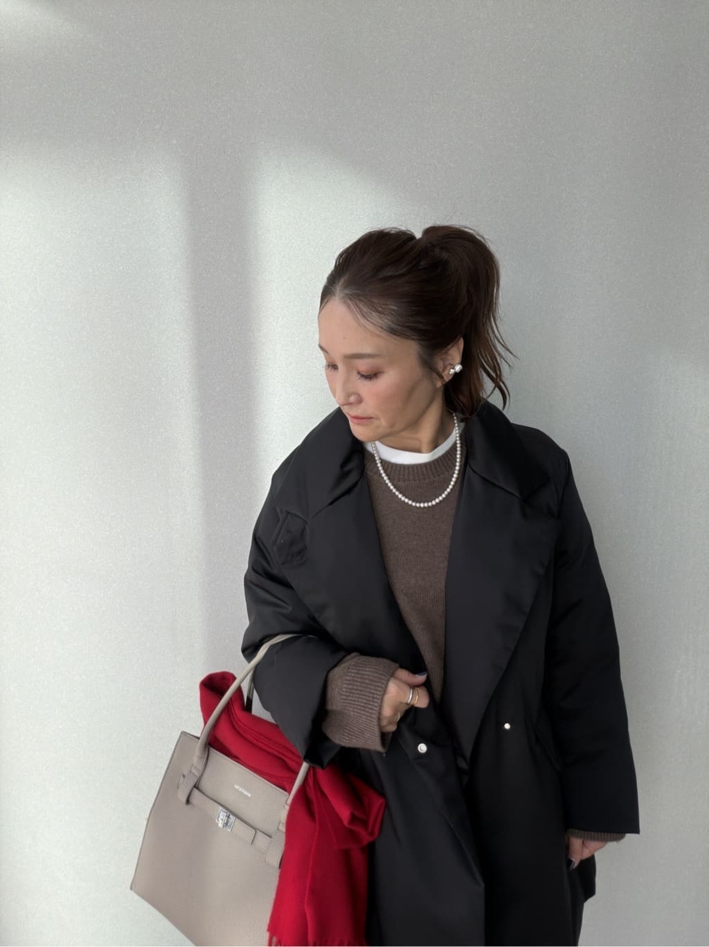 yoshikadoさんの「DRESSTERIOR｜◆【干場義雅&times;DRESSTERIOR】ウールカシミヤニット」を使ったコーディネート