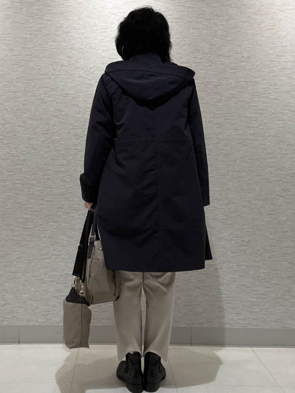 KOJIMAさんの「Reflect｜【中綿ライナー付き】ライナー付きフーデッドロングコート」を使ったコーディネート