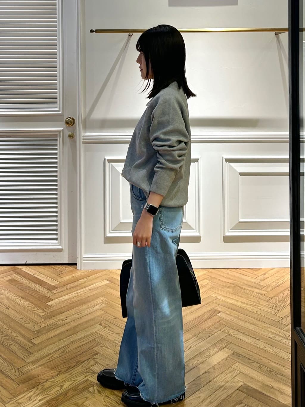 cocoさんの「DRESSTERIOR｜◆【洗える/7色展開】ウォッシャブルコットンカシミヤニット」を使ったコーディネート
