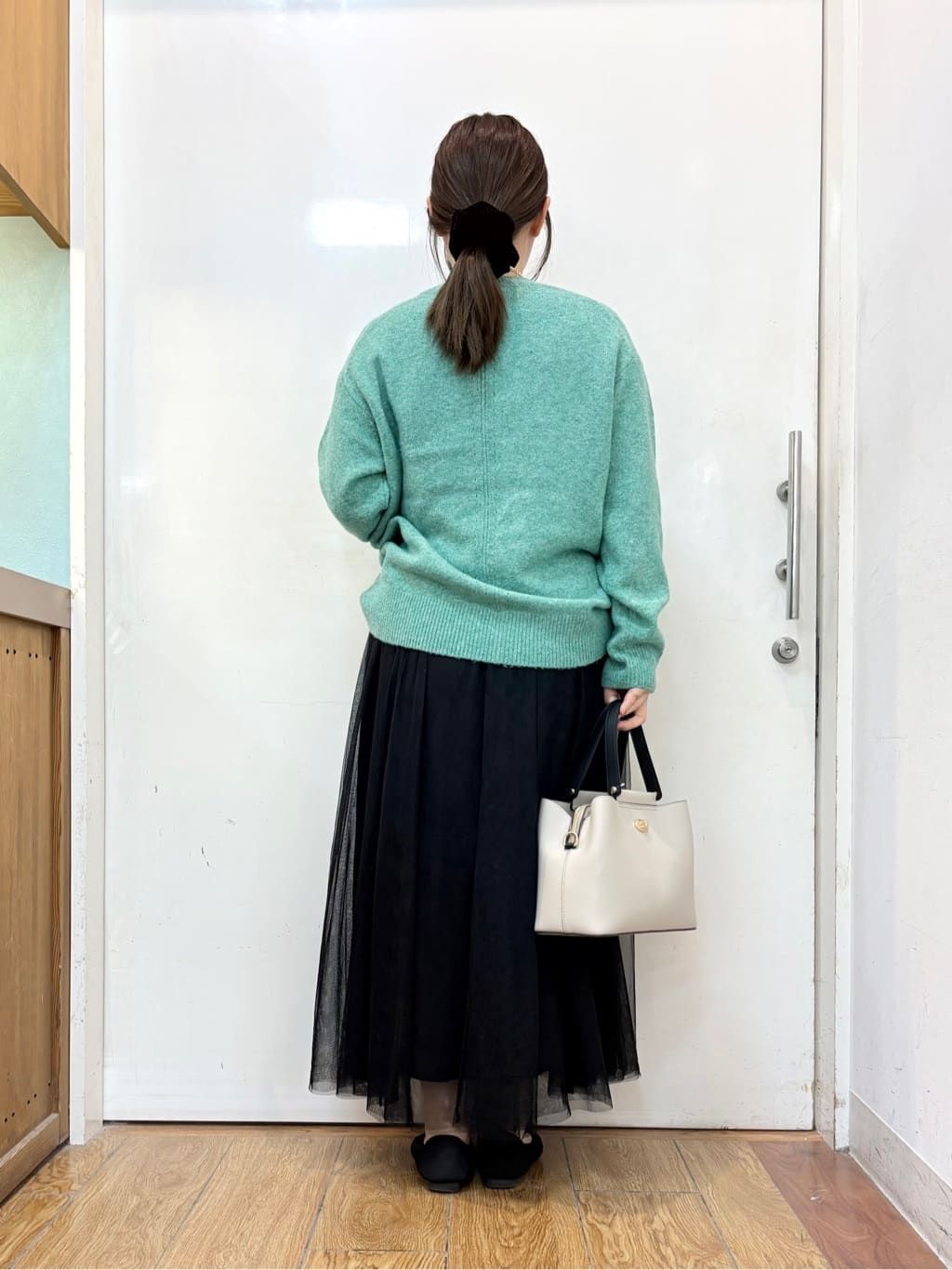 だいわさんの「SHOO･LA･RUE｜【洗濯機可】セレモニーからデイリーまで ふんわり軽やか チュールギャザースカート」を使ったコーディネート
