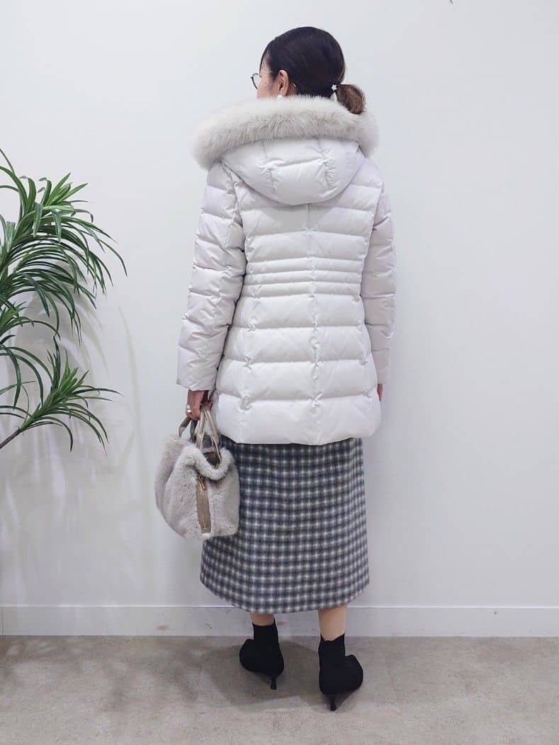 MUTSUKOさんの「UNTITLED｜【洗える】スポンディッシュ ボトルネックニット」を使ったコーディネート
