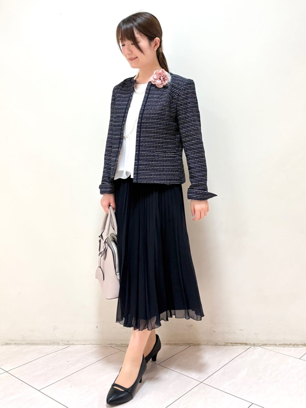mikiさんの「Reflect｜【SS-4Lサイズ】ピンタック&times;スカラレースブラウス」を使ったコーディネート