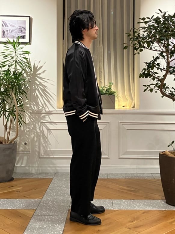 junyaさんの「DRESSTERIOR｜【MonoMax4月号掲載】ピストルラビット スカジャン」を使ったコーディネート