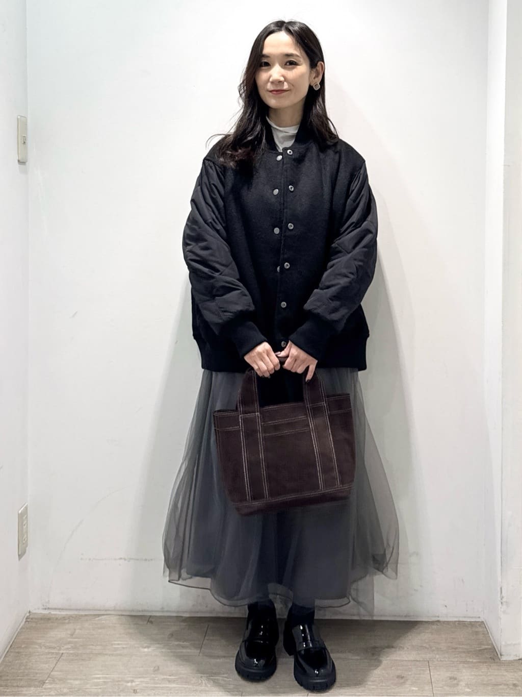 yuicciさんの「OPAQUE.CLIP｜《リバーシブル》キルティングブルゾン」を使ったコーディネート