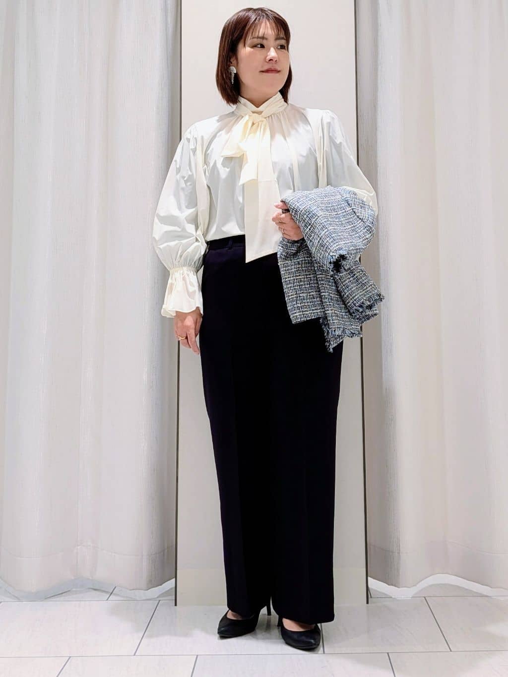 Onumaさんの「UNTITLED｜【仕事着/スーツ】ファンシーツイード ジャケット」を使ったコーディネート