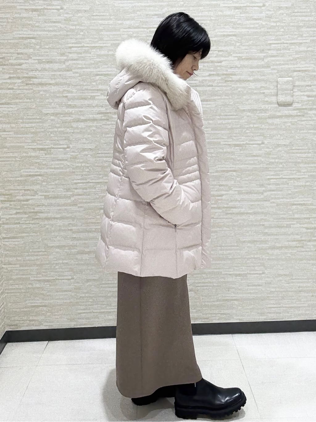 KITAさんの「UNTITLED｜【8色展開/洗える】ウールカシミヤ ハイネックニット」を使ったコーディネート