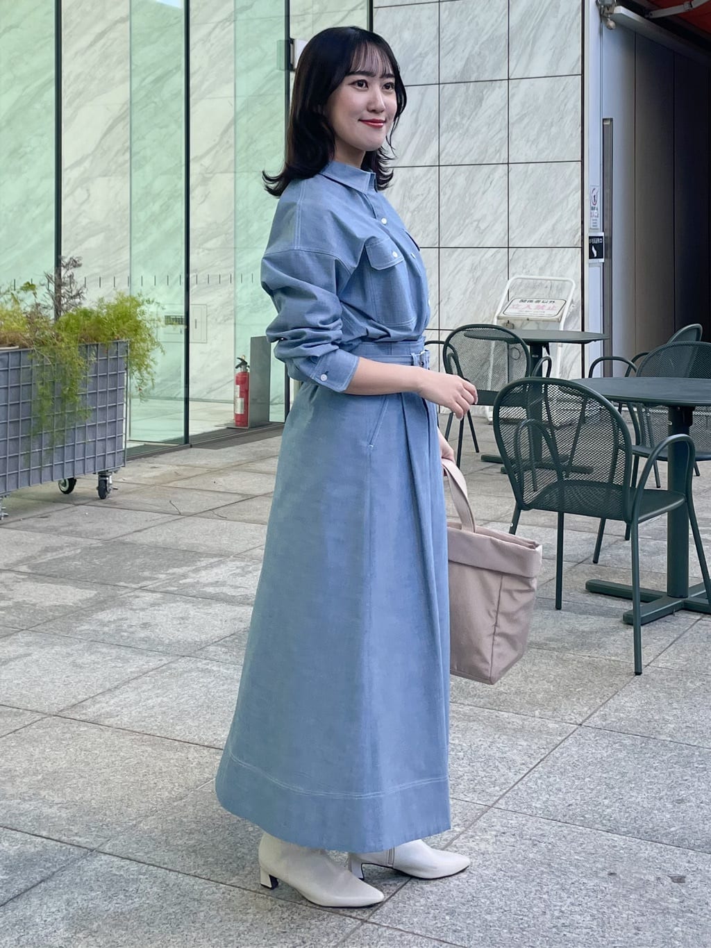 yukariさんの「Reflect｜【羽織にも◎】ダンガリーシャツ」を使ったコーディネート