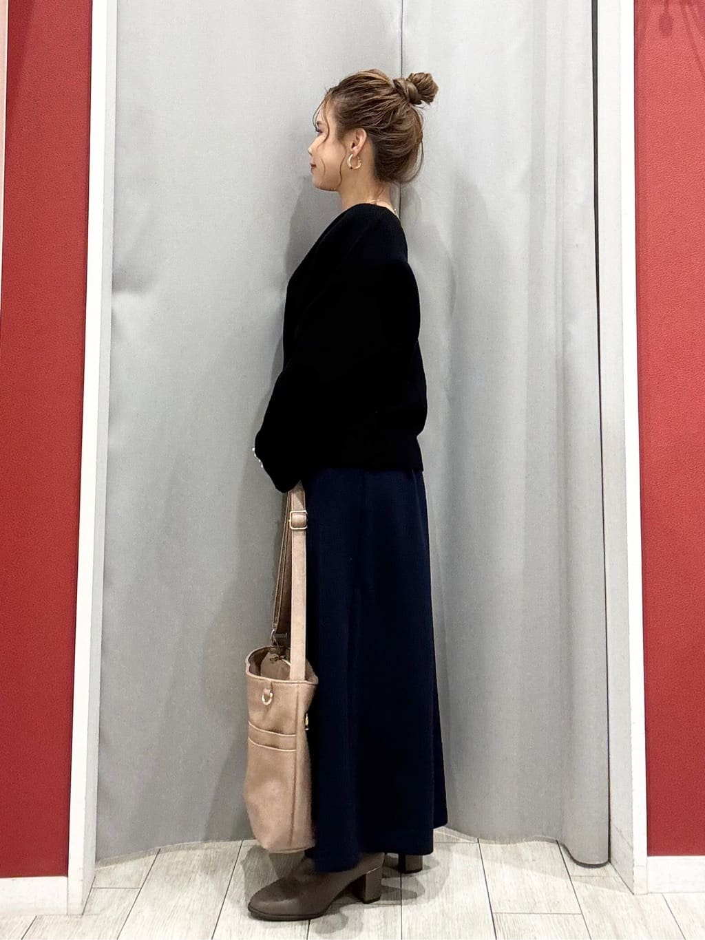 shioさんの「SHOO･LA･RUE｜【洗濯機可/S-LL】体型カバーにも ガウチョパンツ」を使ったコーディネート