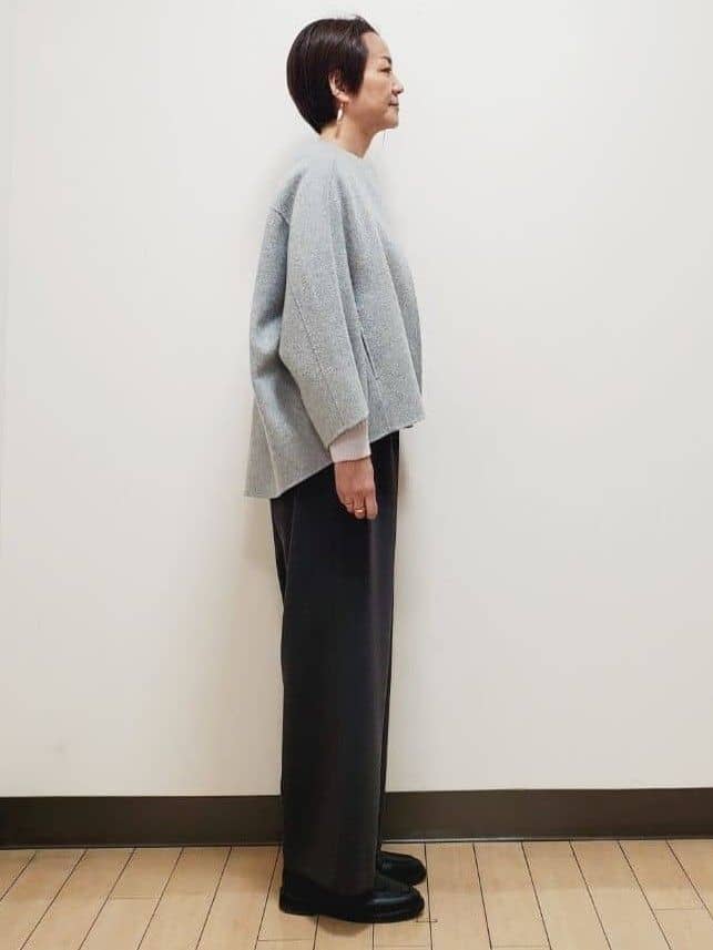yuuさんの「Reflect｜【ゆったり着られる◎】ワイドリブニットプルオーバー」を使ったコーディネート