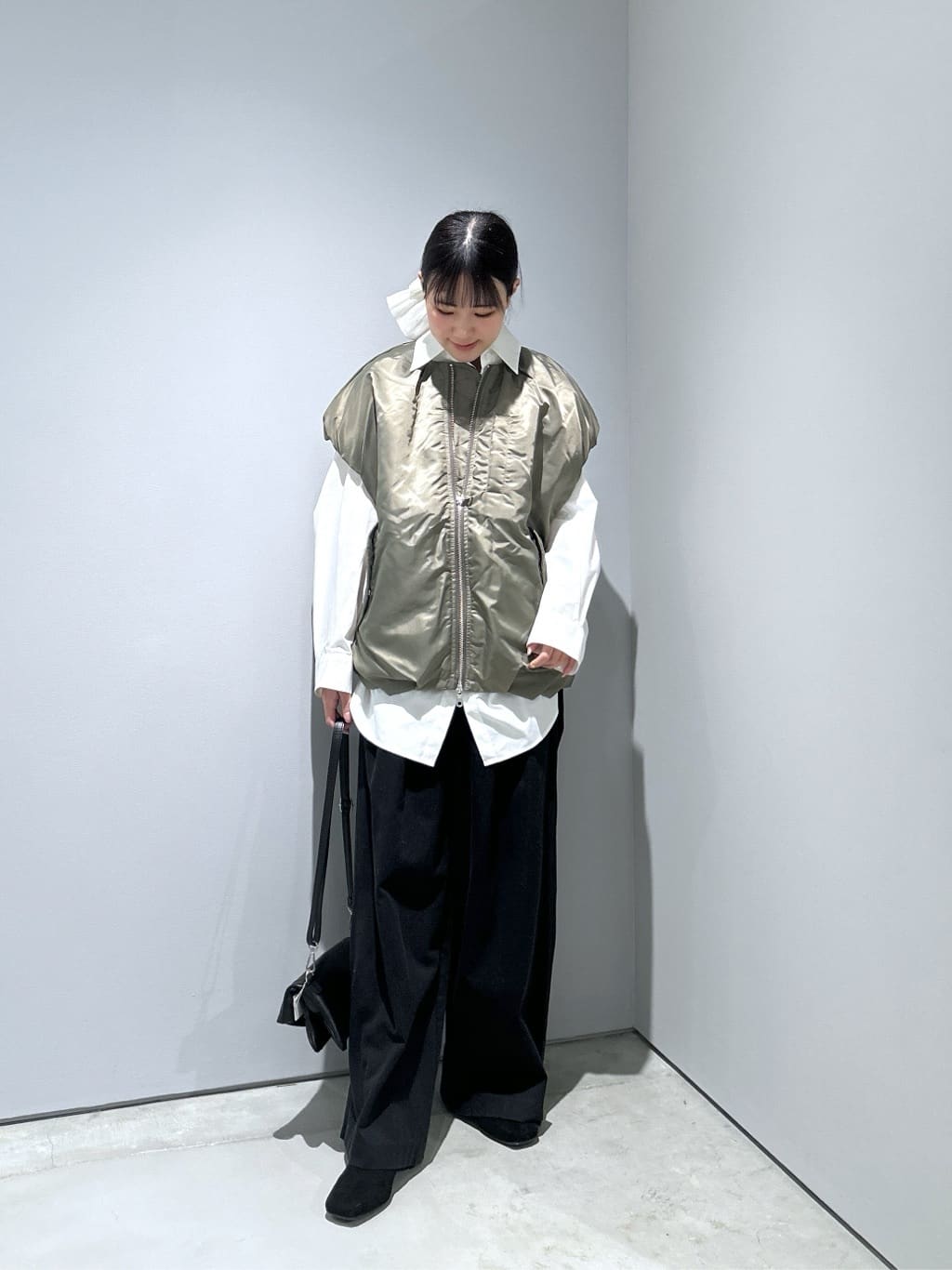 Renoさんの「INDIVI｜ビッグシュシュ」を使ったコーディネート