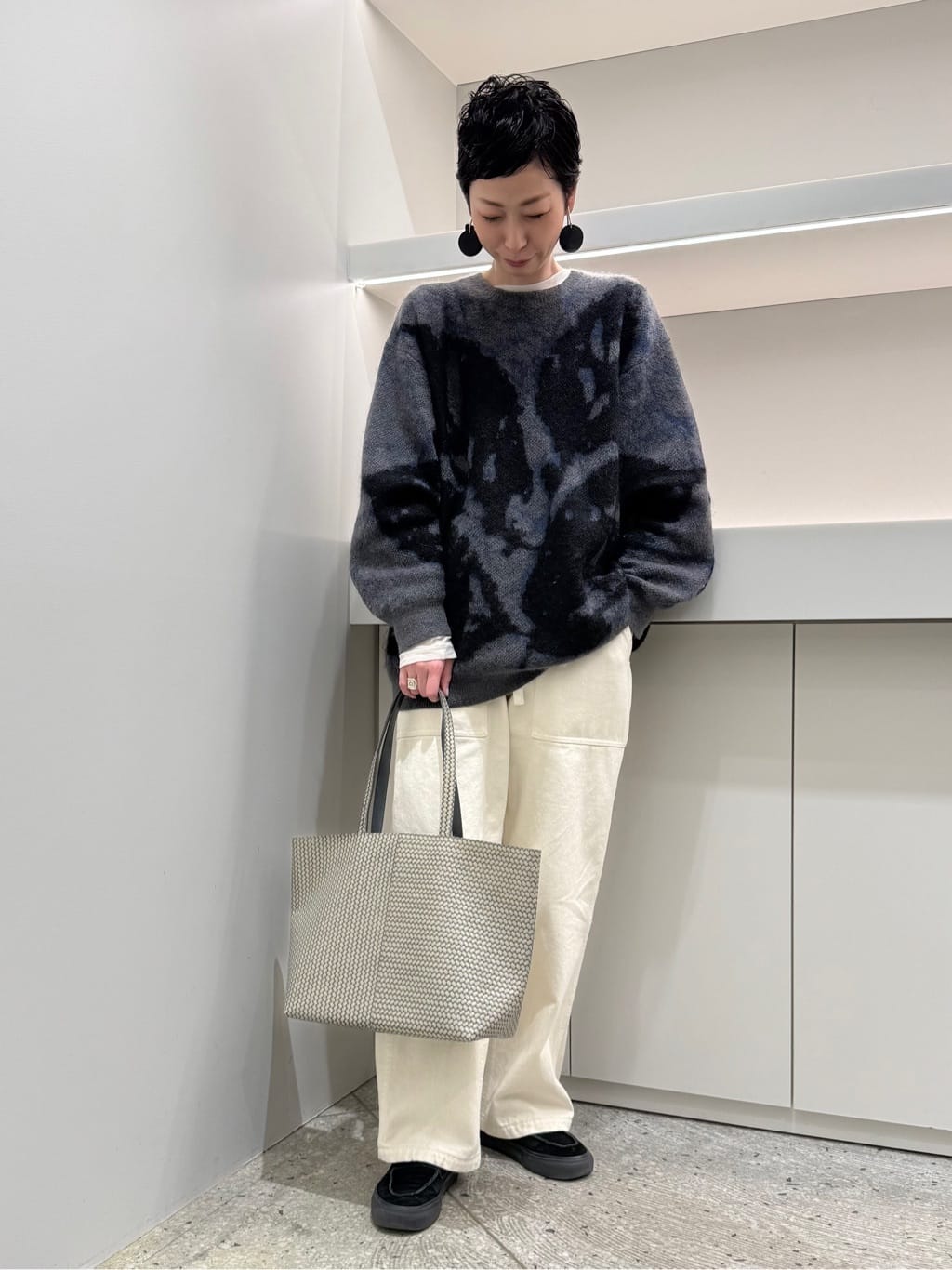 Kさんの「HIROKO HAYASHI｜OTTICA（オッティカ）トートバッグ」を使ったコーディネート