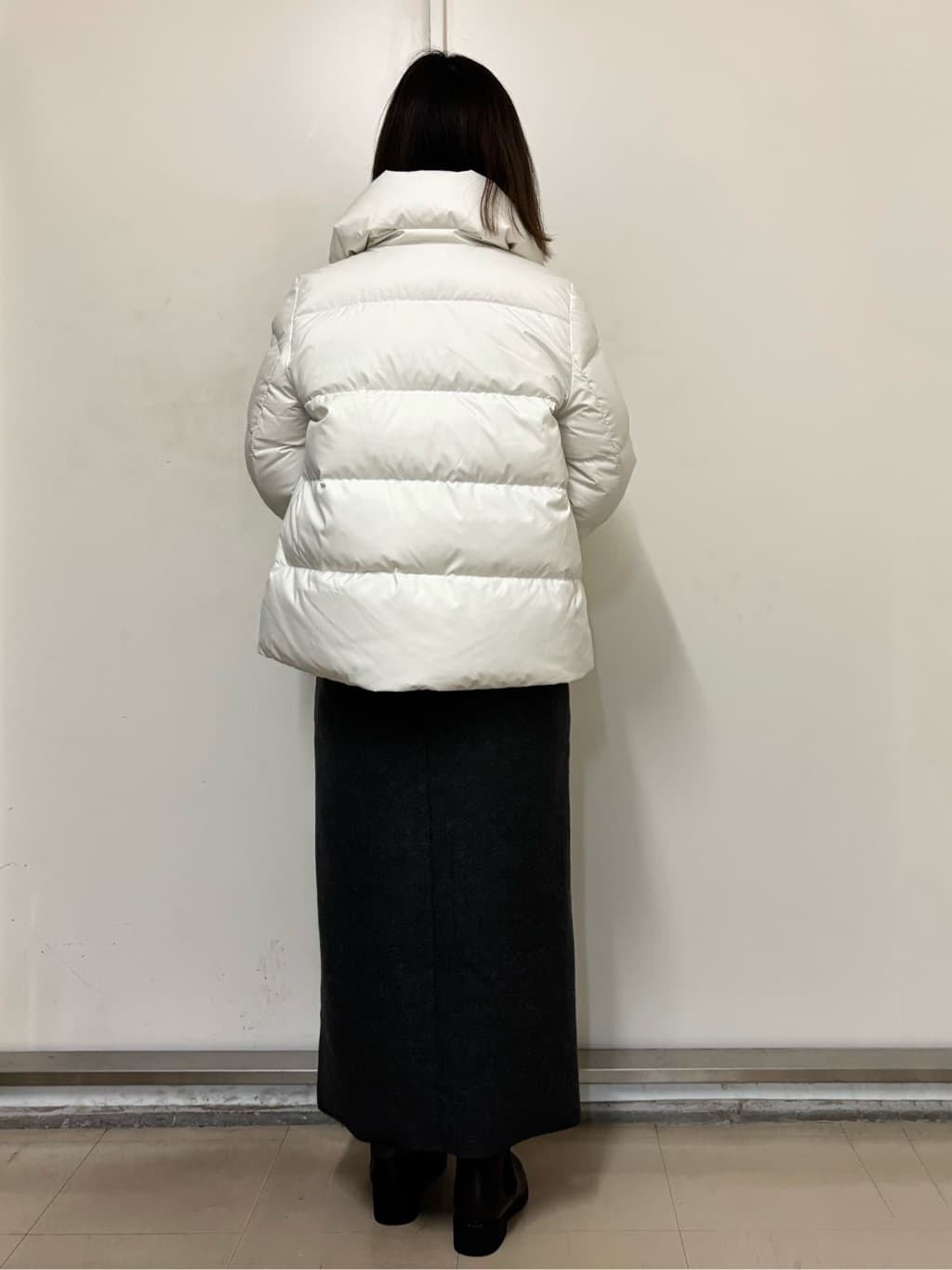やまさんの「OPAQUE.CLIP｜撥水ショートダウン【防風／抗菌防臭／洗濯機洗い可】《SS～LL》」を使ったコーディネート