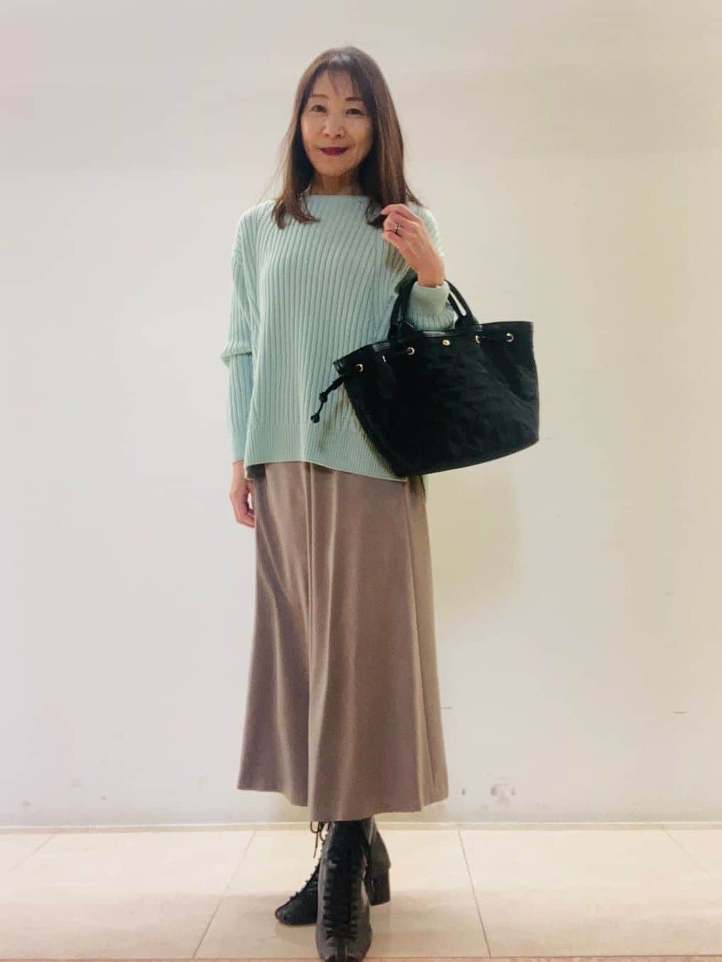 kurodaさんの「Reflect｜【SS-4Lサイズ／ウエスト調整可】フーデッドロングダウンコート」を使ったコーディネート