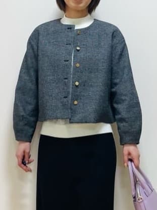Riiさんの「Reflect｜【すっきりシルエット／通勤におすすめ◎】キレイめジャージタイトスカート」を使ったコーディネート