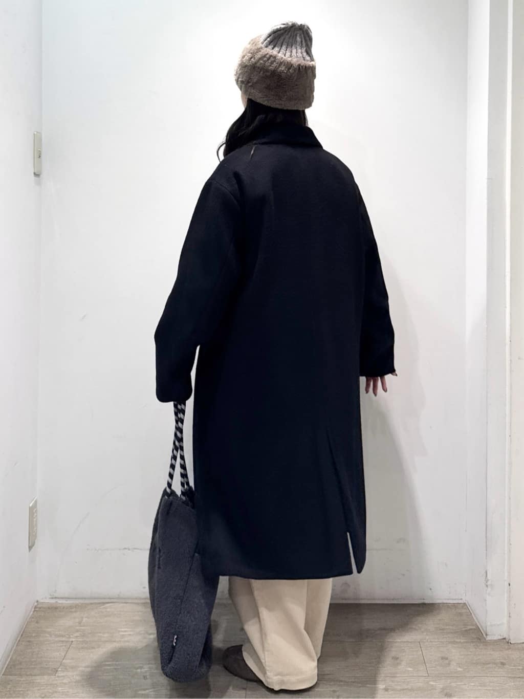 yuicciさんの「OPAQUE.CLIP｜カシミヤブレンドウールチェスターコート」を使ったコーディネート