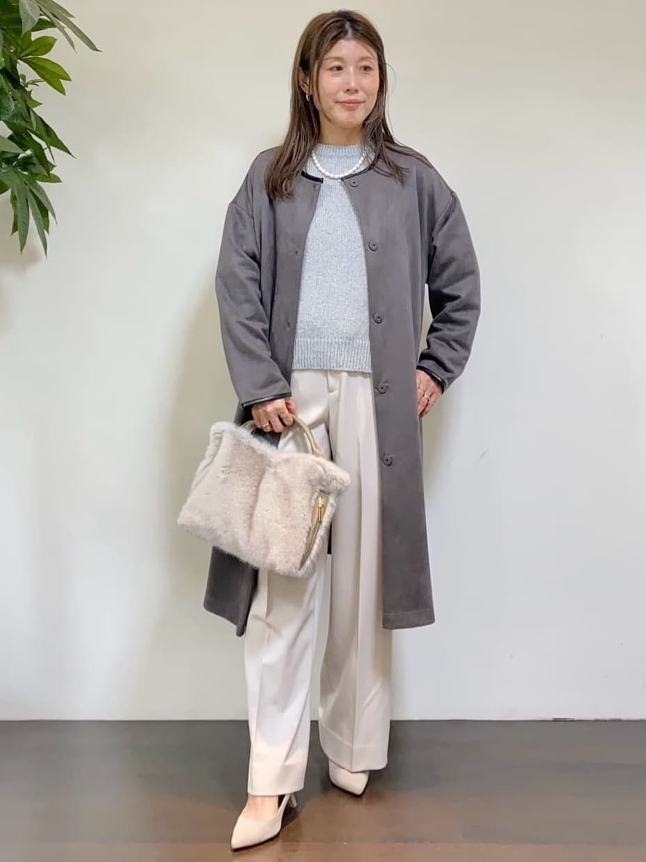 tomoさんの「UNTITLED｜【セットアップ可/ゆったり】ウール混ラメニット」を使ったコーディネート