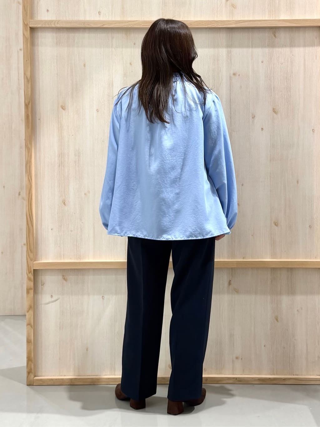 nanaさんの「THE SHOP TK｜【通勤スタイルに】ダブルクロス ノーカラージャケット/セットアップ可」を使ったコーディネート