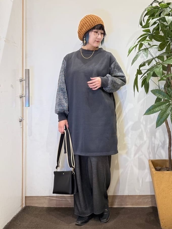 misakiさんの「SHOO･LA･RUE｜【あったか/S-LL】お袖チェック裏起毛チュニック」を使ったコーディネート
