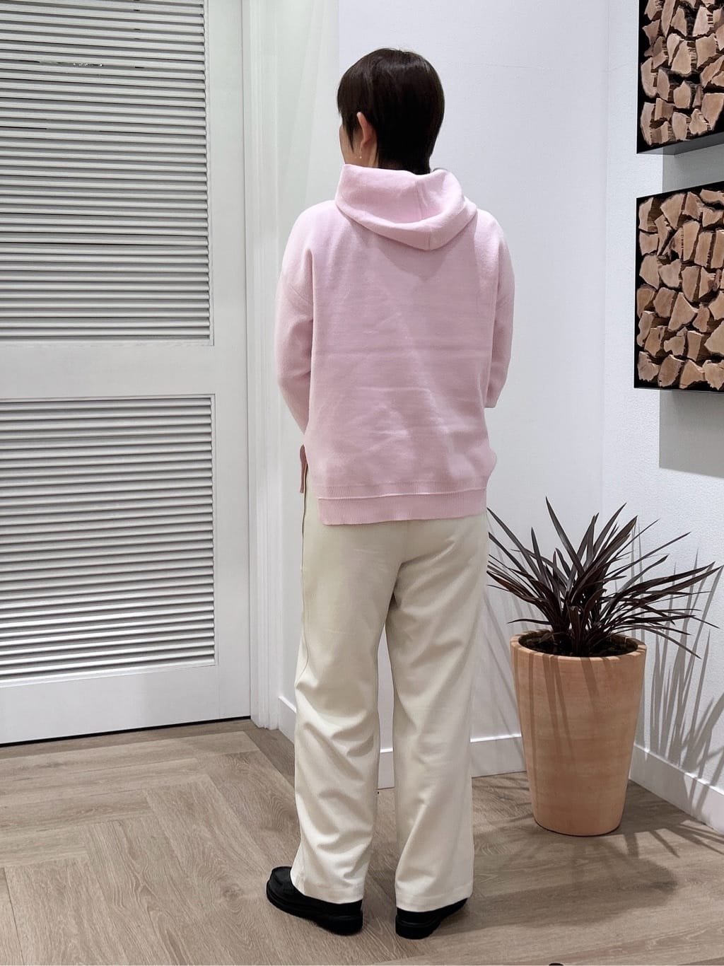 rairaiさんの「Dessin｜【洗える／体型カバー】ちょうどいいニットパーカ」を使ったコーディネート
